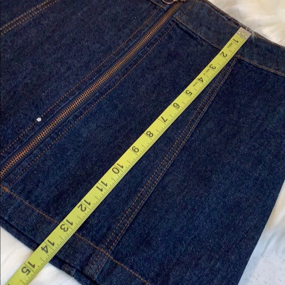 NWT Altar’d State Dark Wash Denim Skirt - Picture 6 of 8